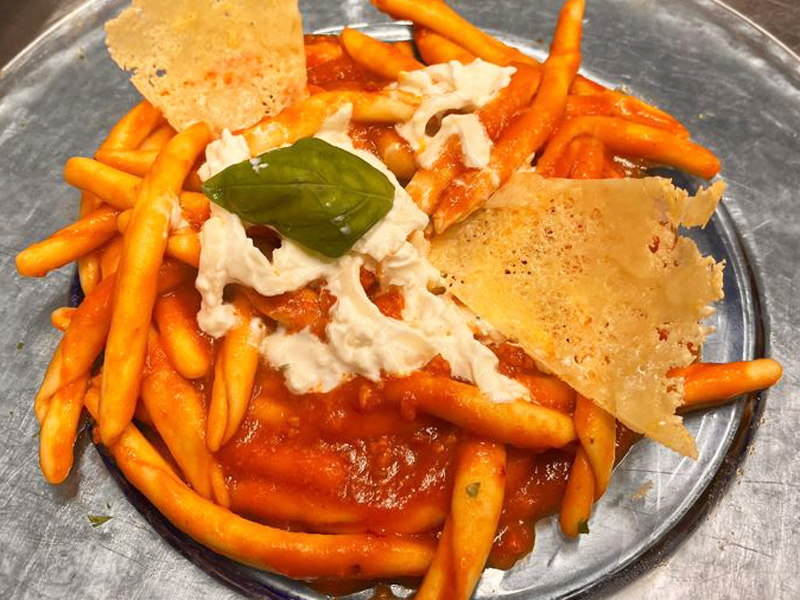 Cicatielli nduja e stracciatella
